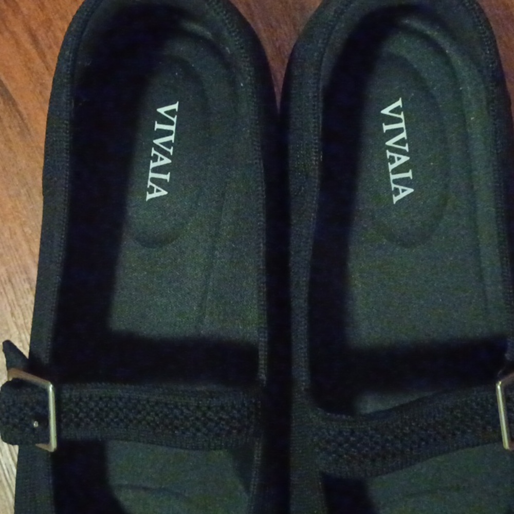 VIVAIA Square-Toe Mary-Jane (Margot Mary-Jane) Black Fits Like An 8. - Picture 9 of 16